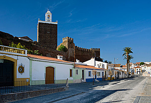 葡萄牙,街景,城堡