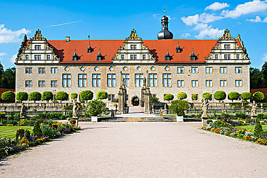 正式花园,卫克海姆城堡,卫克海姆,巴登符腾堡,德国