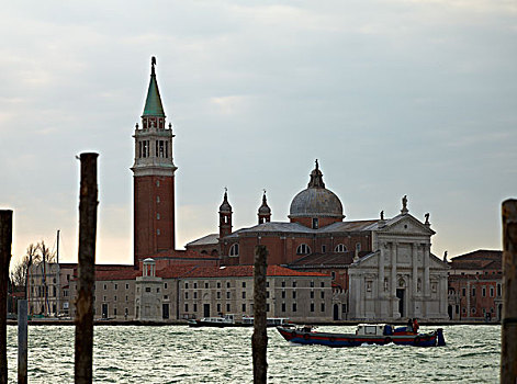 景色,马焦雷湖,早晨,威尼斯,威尼托,意大利,欧洲
