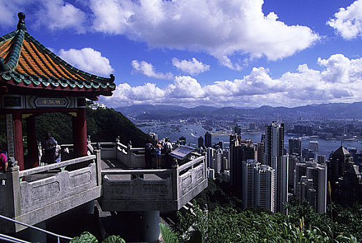 中国,香港,香港岛,城市,太平山