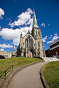 圣三一教堂,日耳曼,道路,新布兰斯维克,加拿大