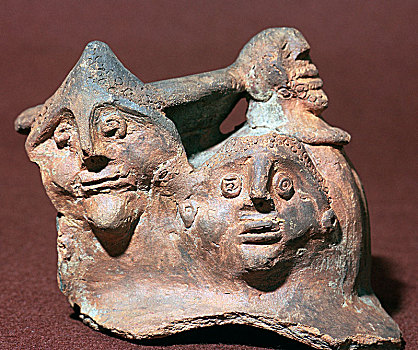 容器,头部,三世纪,艺术家,未知
