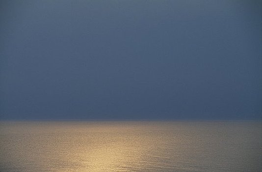 海洋,黄昏