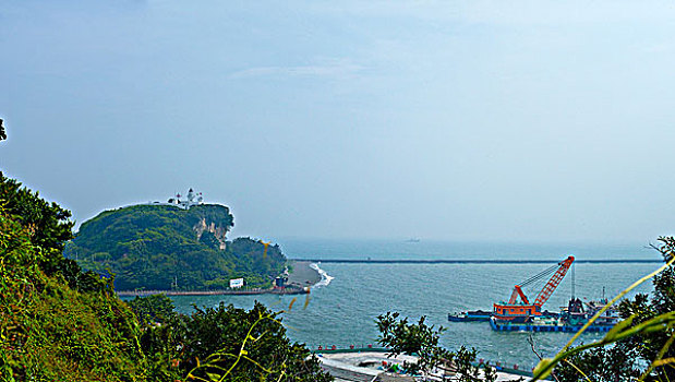 台湾高雄西子湾防波堤