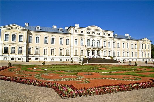 城堡,拉脱维亚,凡尔赛宫,波罗的海,波罗的海国家