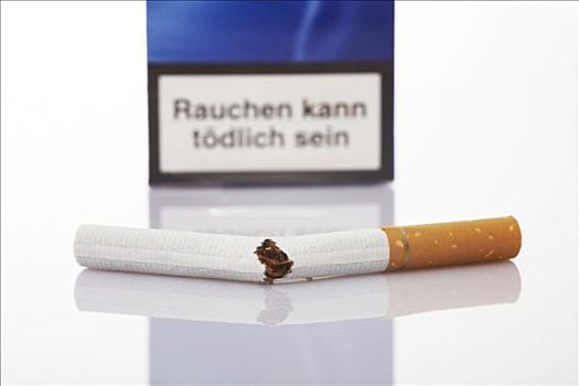 香烟,破损,烟盒,背景