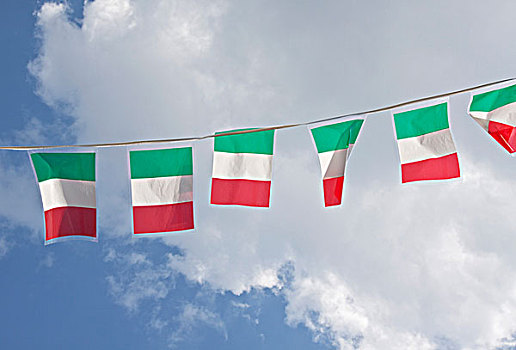 小,国家,旗帜,意大利,悬挂,线条,欧洲