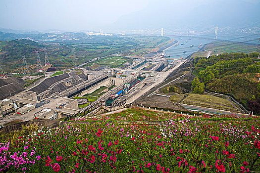 三峡大坝葛洲坝