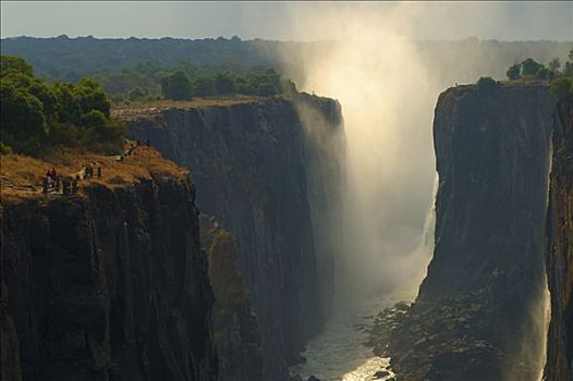 维多利亚,瀑布,维多利亚瀑布,赞比亚