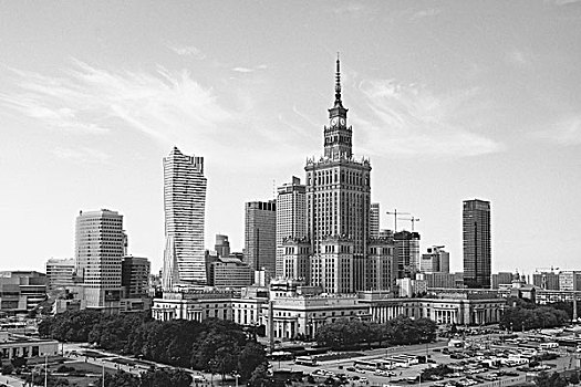 宫殿,文化,科学,华沙