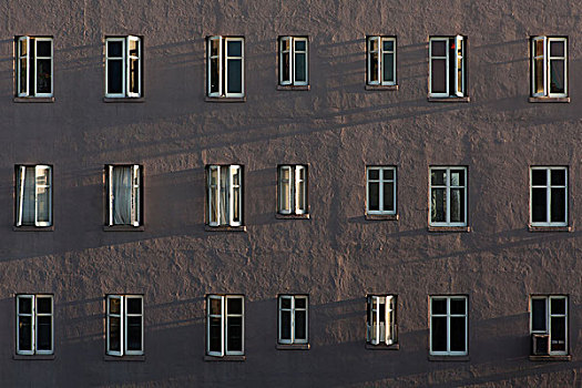 窗户,公寓楼,全画幅