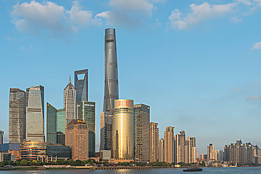 上海外滩城市风光,lujiazui