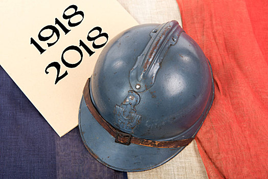 法国,军事,头盔,第一次世界大战,红色,白色,蓝色,旗帜