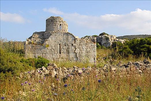 遗址,教堂,地点,半岛,塞浦路斯北部