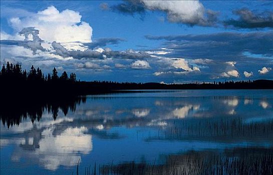 湖,拉普兰,瑞典,斯堪的纳维亚,欧洲