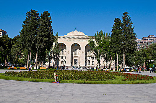 宫殿,巴库,阿塞拜疆,中东