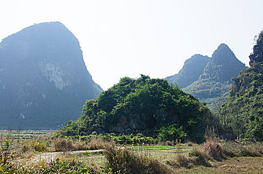 桂林喀斯特山景