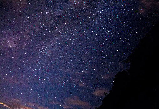 农村星星夜空图片大全图片