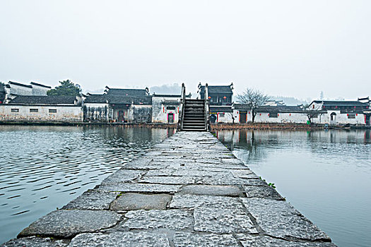 宏村南湖和画桥