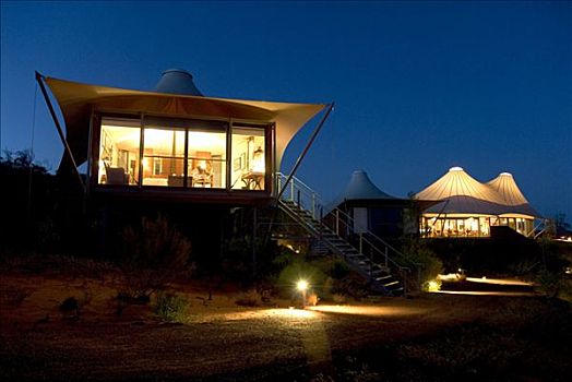 艾尔斯巨石,度假酒店,经线,奢华,露营,北领地州,澳大利亚
