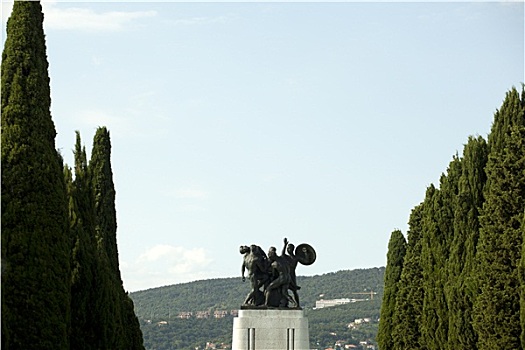 战争纪念碑,山,的里雅斯特