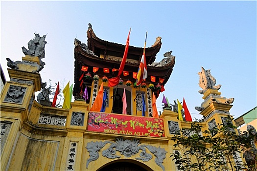 佛教寺庙,塔,河内,越南
