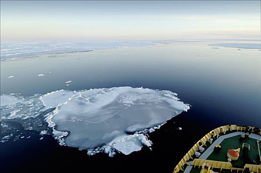 浮冰,风景,俄罗斯人,破冰船,斯科舍海,南极