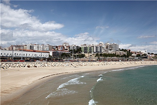 海滩,塔拉戈纳省,加泰罗尼亚,西班牙