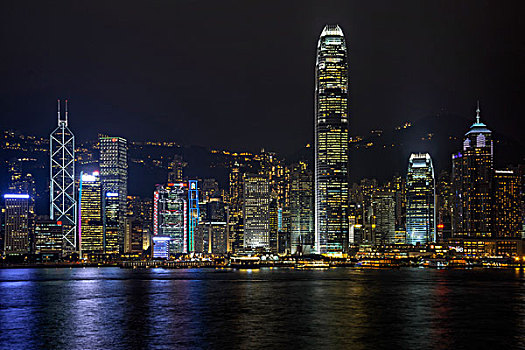 中银大厦,天际线,市中心,香港岛,香港,中国