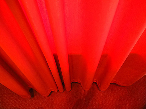 红色,帘,背景