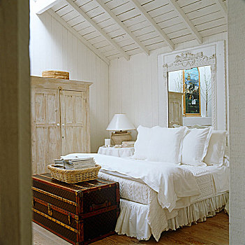 木工,墙壁,床上用品,气氛,清新,魅力,卧室,檐