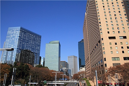 摩天大楼,新宿,日本