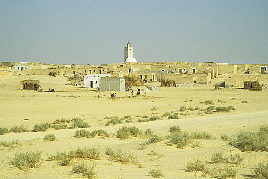 非洲,突尼斯,撒哈拉沙漠,乡村