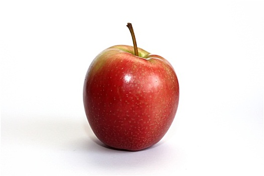 红苹果,白色背景,背景