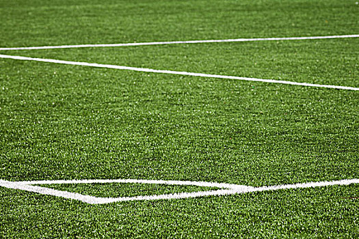 足球,运动场,背景,白色,标记,青草