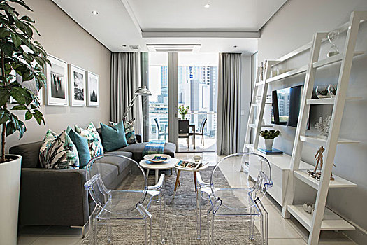 沙发,灵异,椅子,白色,架子,优雅,生活方式,区域