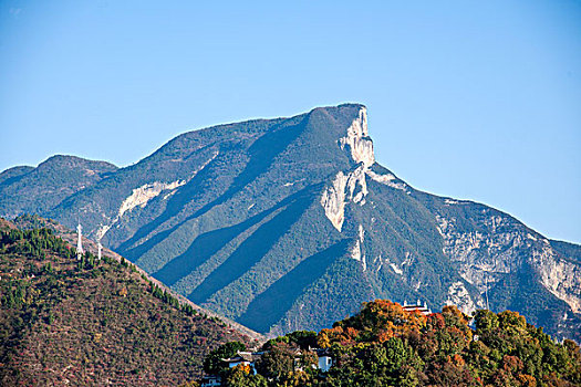 长江三峡瞿塘峡峡谷