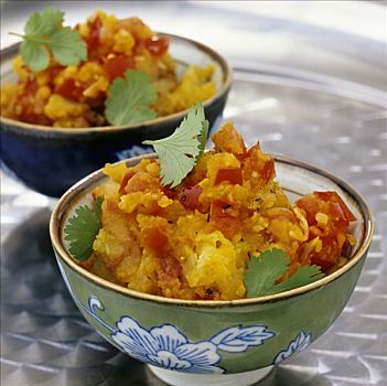 土豆泥,西红柿,印度