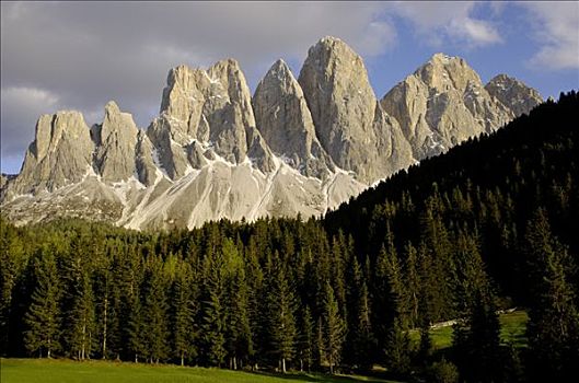 山,日落,多罗迈特,阿尔卑斯山,白云岩,南蒂罗尔,意大利