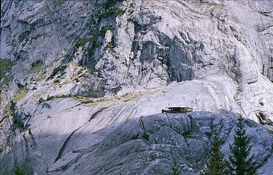 山区木屋,贝塔峰,靠近,格林德威尔,瑞士