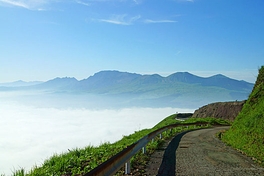 道路,熊本,日本