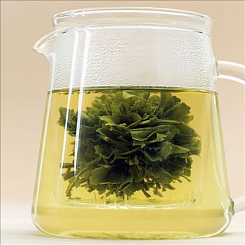 绿茶,玻璃罐