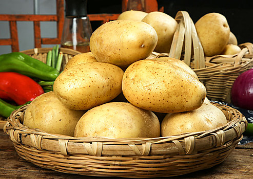 篮子里的土豆