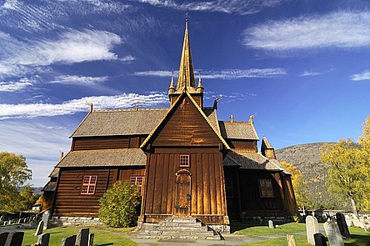 斯堪的纳维亚,挪威,教堂,户外