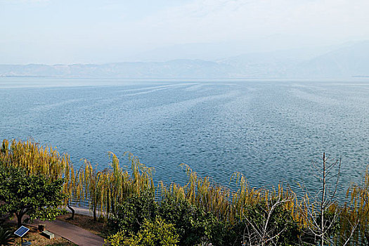 四川西昌邛海,淡水湖