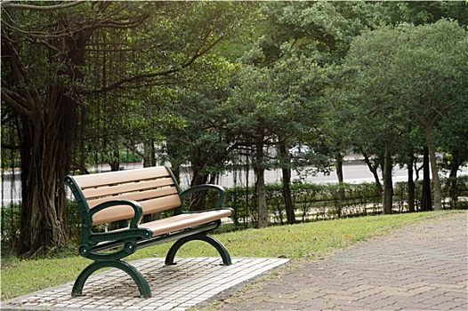 长椅,公园
