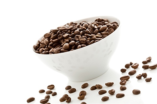 咖啡豆,室内,白色,碗
