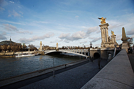 巴黎,塞纳河,亚历山大三世桥