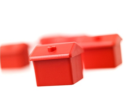 红色,玩具,房子