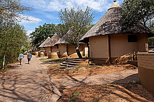 休息,露营,平房,克鲁格国家公园,南非